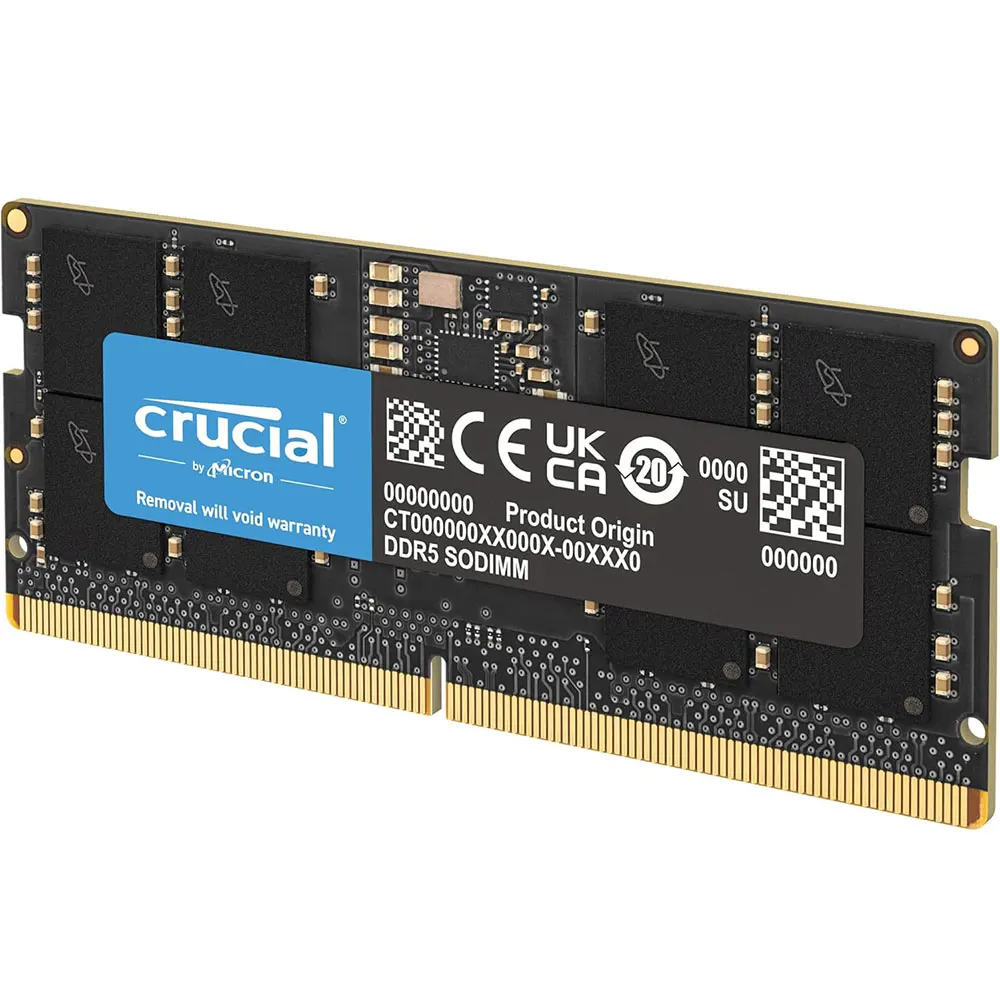 Crucial Memoria RAM DDR5 16GB 8GB 32GB DDR5 4800 5600MHz PC5-38400 44800 Laptop Memory Non-ECC 262Pin SODIMM For Intel&AMD RAMs view 3