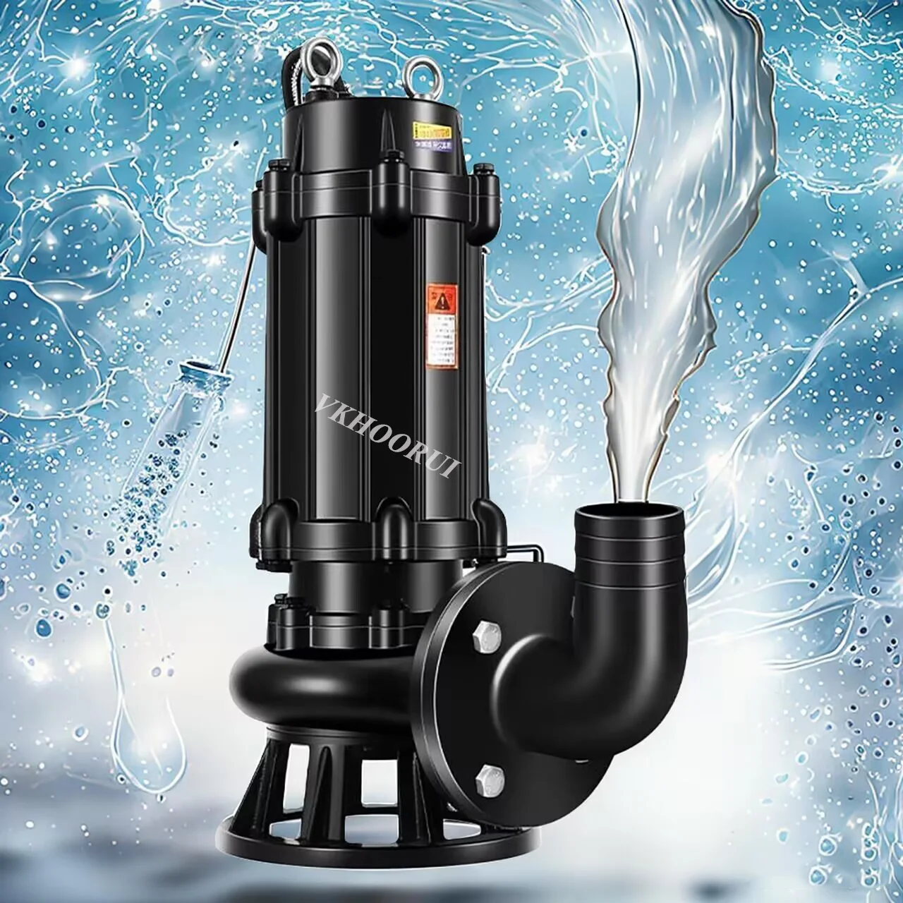 

Промышленный аквакультурный грязевой насос с высокой пропускной способностью 220 В/380 В, не засоряющий канализационный насос для выемки пруда, фокальной обработки сточных вод