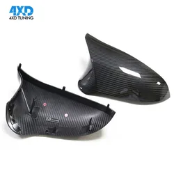 Real Dry Carbon Fiber Mirror Cover For BMW M3 F80 M4 F82 F83 Forged Carbon Replacement Caps LHD/RHD 2014 2015 - 2018 2019