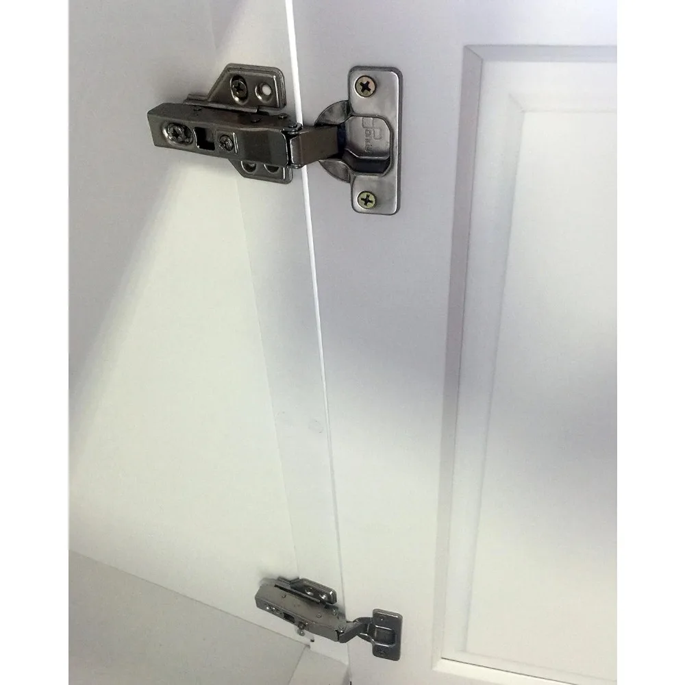 Armário de banheiro estilo abanador de pia única de 36 "de largura e 21" de profundidade