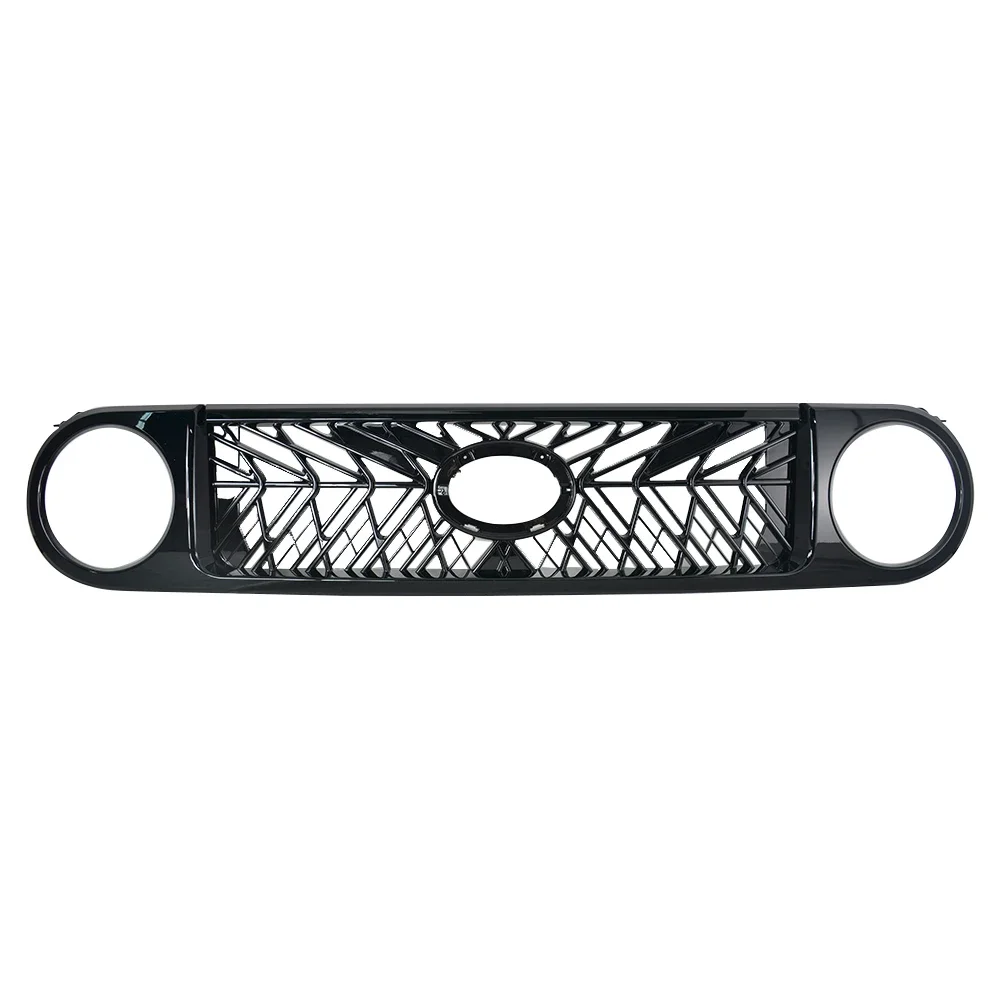 Pop Modified For FJ Cruiser Front Grill Off Road For Land Cruiser FJ 2007 2008 2009-2016 Black Surround Upper Bumper Racing Gril