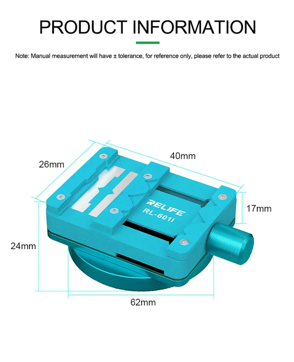 Universal Rotary Fixture for PCB IC Mobile Phone Repair Motherboard Chip Repair Essential Tool in Repair Equipments