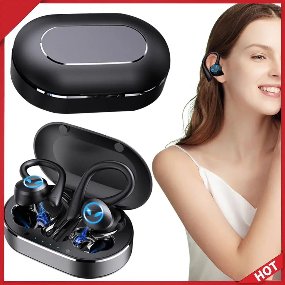 Sports Earphone Bluetooth-Compatible 5.1 Noise Cancelling Handsfree Headset with Microphone Sport Game Headset for Smart Phones