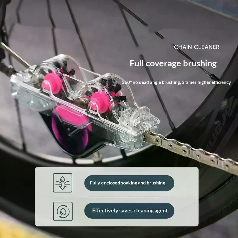 

Chain Cleaner Cleaning Bicycle Chain Brush Wash Tool Set Bike Protection Oil Bike Chain For Mountain Cycling Bike Accessories