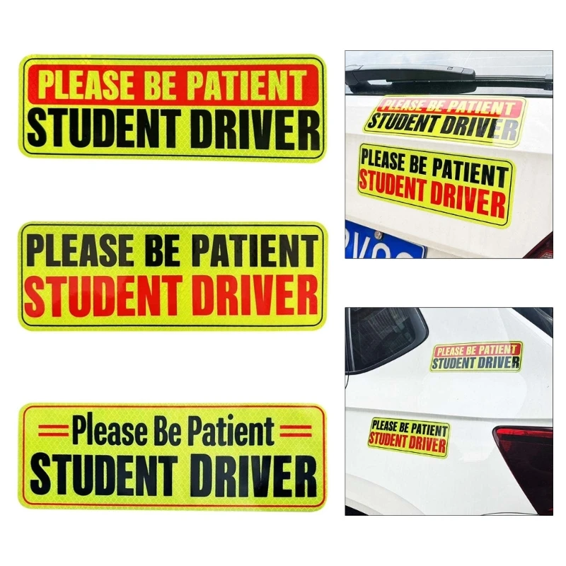 Reusable Signs Driver Magnet Safety Warning Driver Magnet Student Driver Magnet Dropshipping