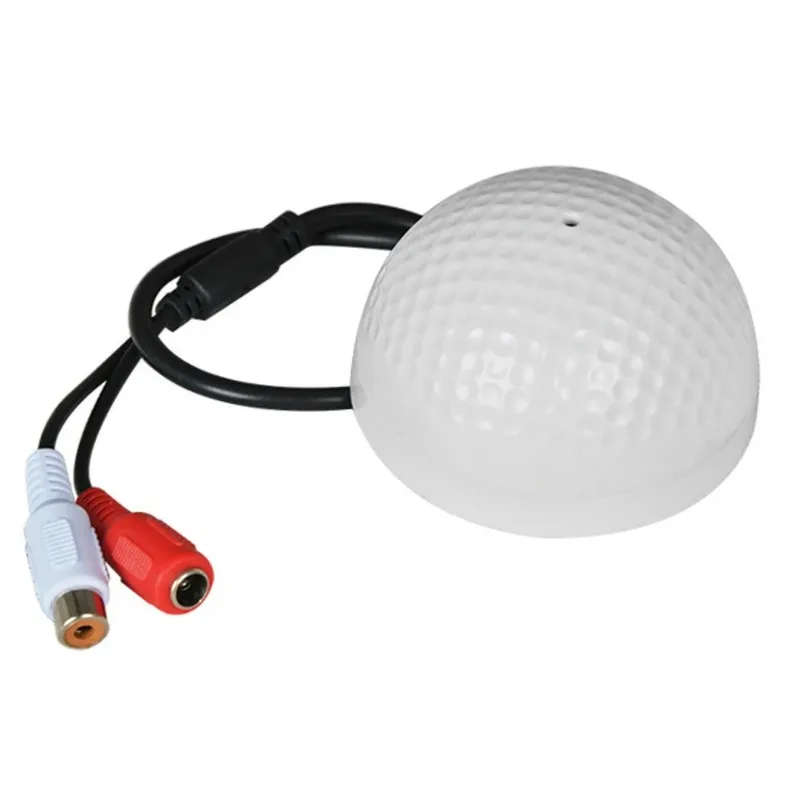 Mini Microphone CCTV, permission de Sécurité, Moniteur Audio, Micro, Prise de Son pour AHD DVR, Caméra IP, Préampli Intégré, Voix Filaire