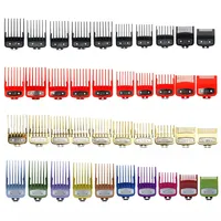 8/10pcs Hair Clipper Limit Guide Comb for Wahl and Kemei Trimmer Universal Barber Guide Comb Haircut Tool Clipper Limit Combs