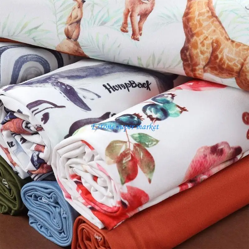 090B طفل طبقات مزدوجة لينة القطن تلقي بطانية الرضع مطبوعة قماش للف الرضع الوليد كيس النوم عربة غطاء كيس النوم #2