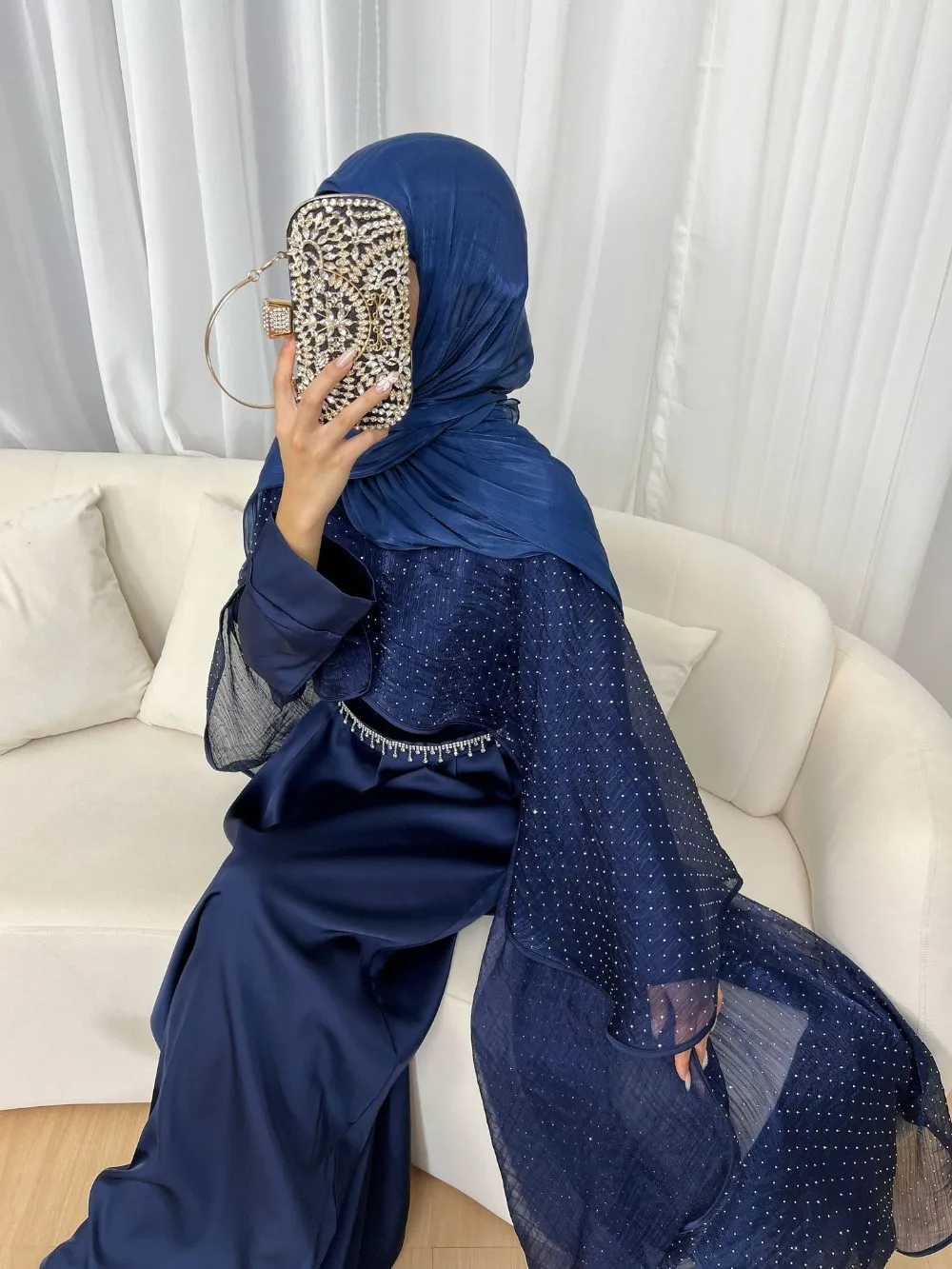 Abaya voor Vrouwen Vestidos Party Mantel Jurken Eid Moslim Ramadan Jalabiya Marokko Dubai Islam Kaftan Diamanten Arabische Lange Gewaad