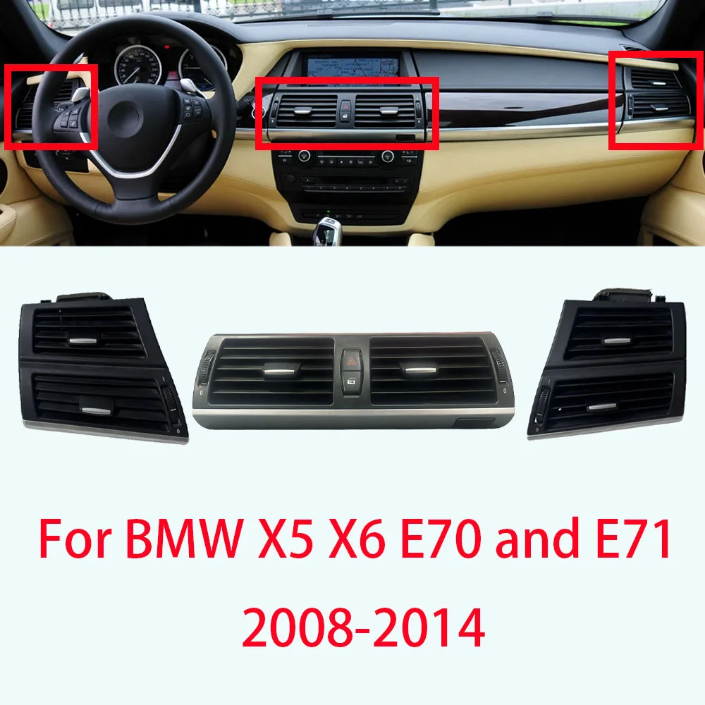 LING JIE Second-hand For BMW X5 X6 E70 E71 2008-2014 middle left and right The original factory assembly of the air outlet
