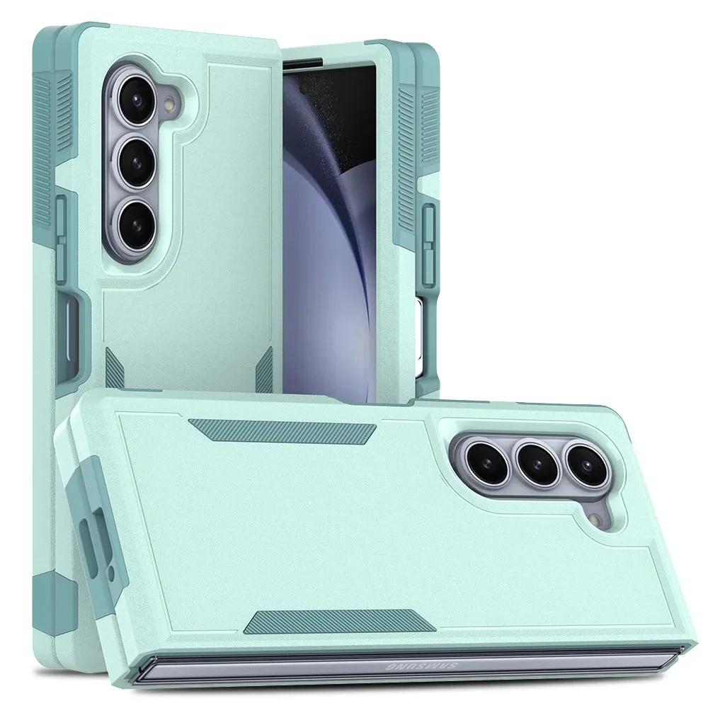 Heavy Armor Case for Samsung Galaxy Z Fold 6 5 4 Flip 6 5 4 X Cover 7 Hard Silicone Otter TPU +PC Box Shockproof Protect Cover