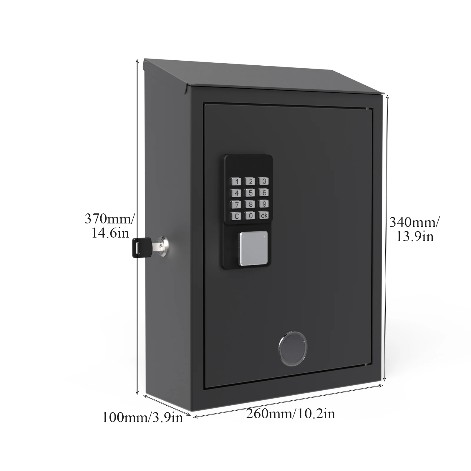 

Современный настенный почтовый ящик для жилых помещений с цифровым умным замком, почтовый ящик, почтовый ящик, почтовый ящик