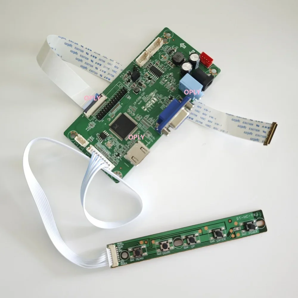 HDMI-Compatible EDP LCD Monitor Controller Board for N173HGE-E11/E21/E23  30Pin VGA Laptop Panel 17.3