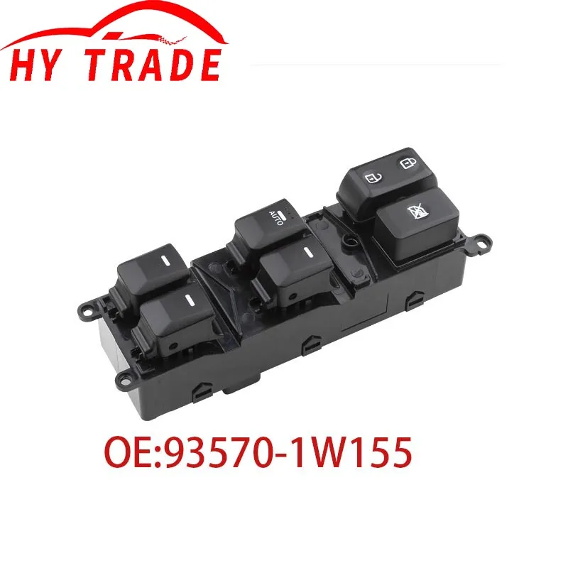 

HY 93570-1W155 Front Left Electric Master Control Power Lifter Window Switch For Kia Rio (4 Door) 2012 2013 2014 2015