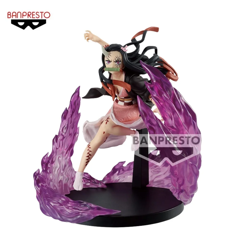 

BANDAI Demon Slayer Anime Nezuko Original Figures Kamado Kimetsu no Yaiba Vibration Stars PLUS Action Figure Model Figurine 13cm