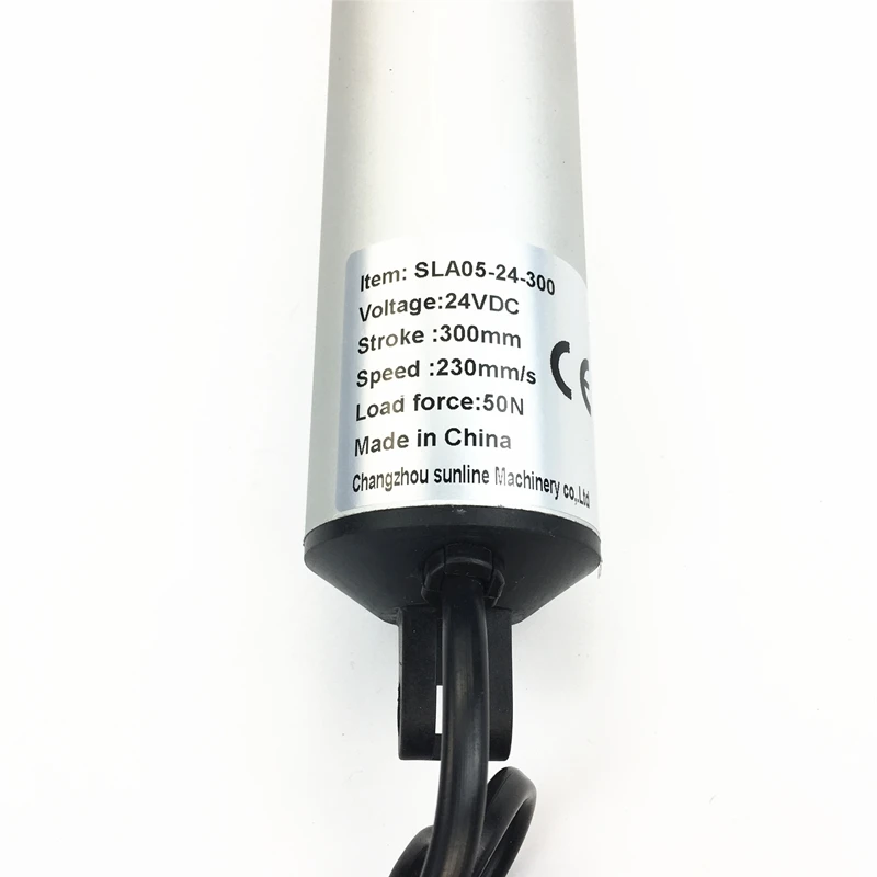 Heavy 12/24 Volt Tubular Linear Actuator Electric Push Rod 20 Inch Stroke