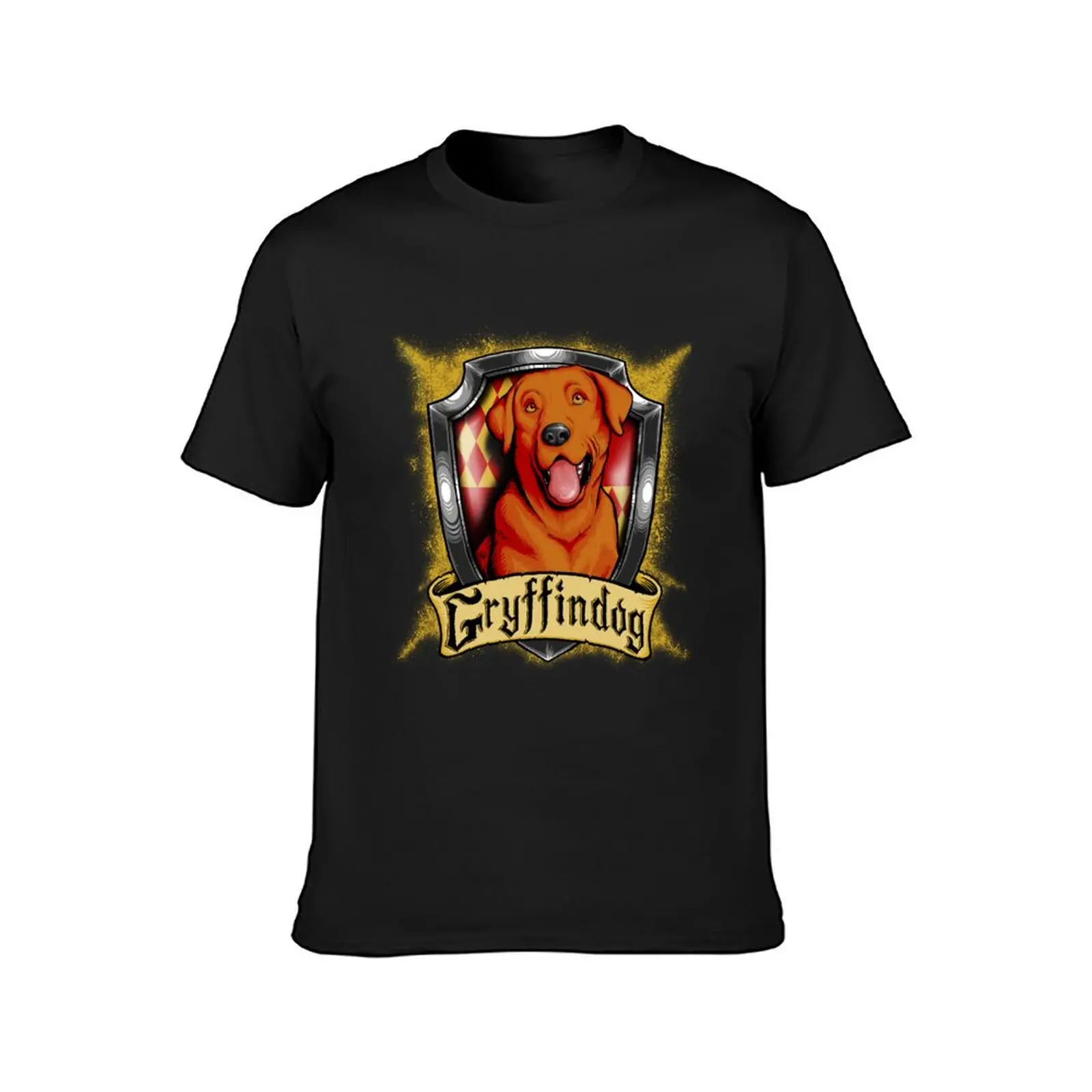 Hairy Pupper Doghouses - Gryffindog T-Shirt animal prinfor boys summer tops Aesthetic clothing Men's t shirts