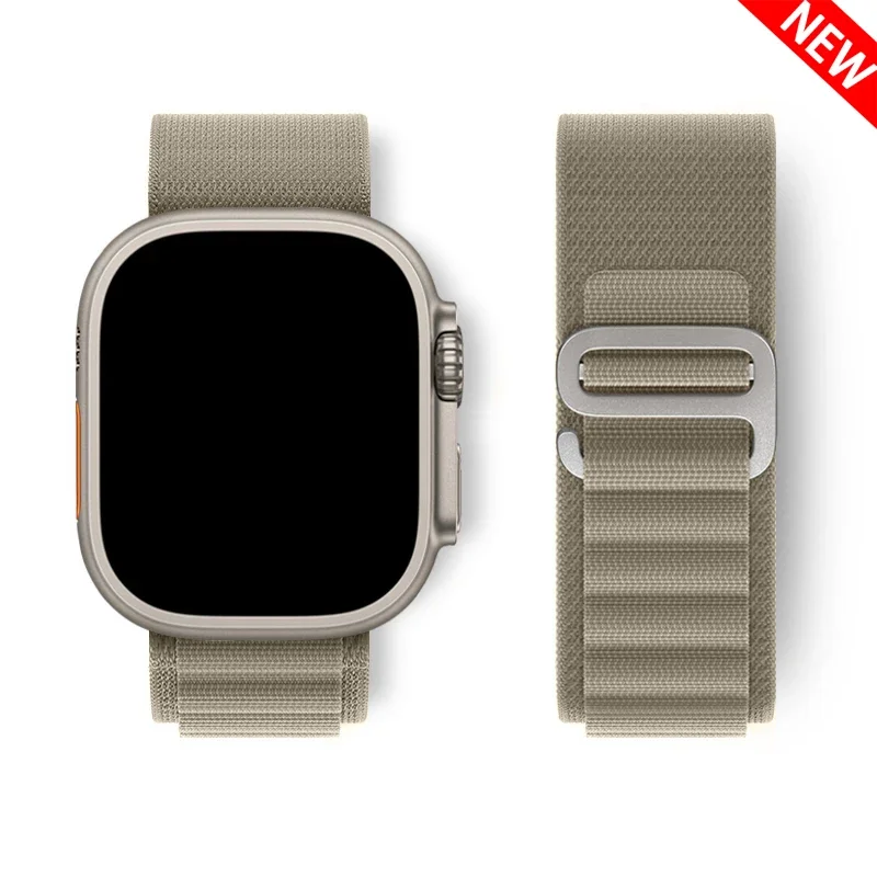 Alpine Loop für Apple Watch Band Ultra2 49 mm 40–44 mm 45 mm 41 mm 38 mm G-Haken-Sportarmband iWatch Serie 9 8 7 6 SE 5 4 10 46 mm 42 mm