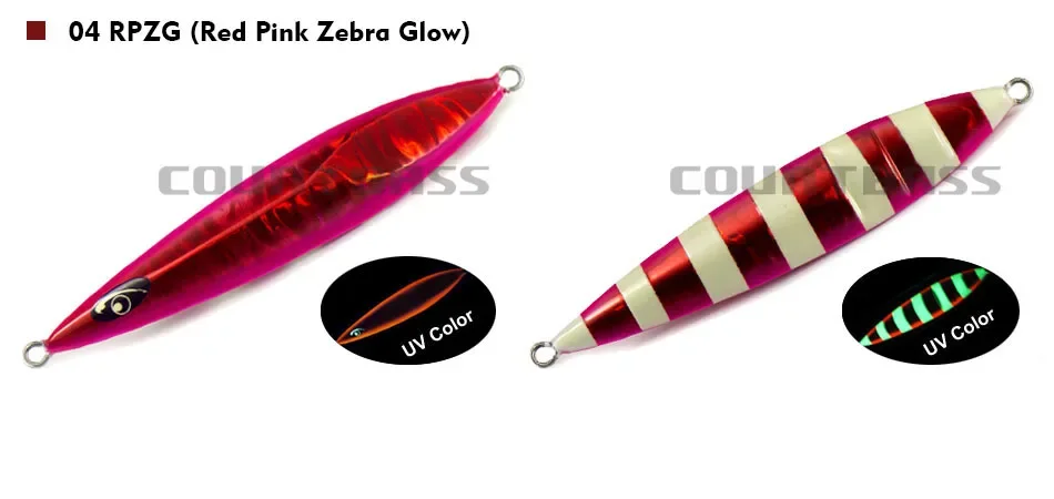 Countbass Z Jig – Plantilla de caída lenta para agua salada - imagen 4