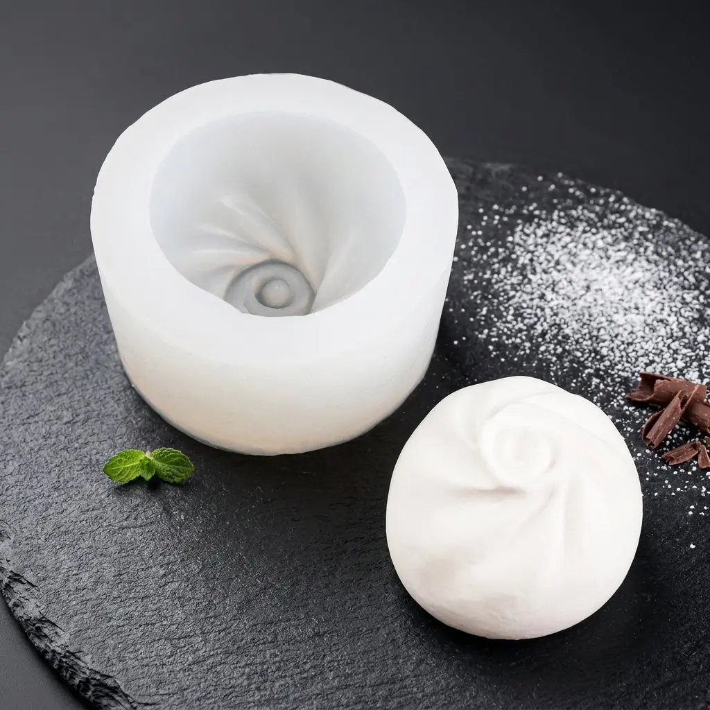 Heat Resistant Silicone Bun Mold Professional for Home Baking Mousse Cake Chocolate Dessert Candle Making Tool Durable