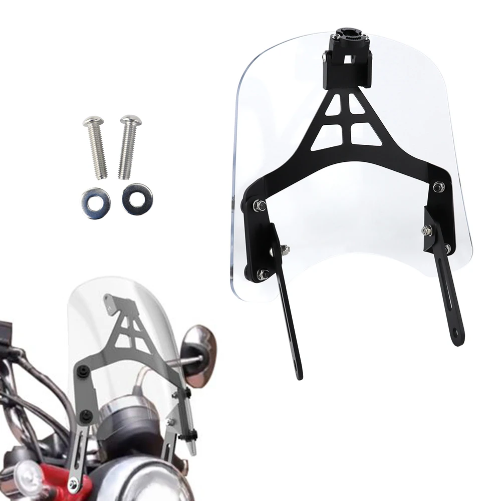 

Motorcycle Windscreen GPS Mount Navigation Bracket For Honda Monkey 125 2018-2024 DAX 125 ST125 2022-2023 Windshield Deflector