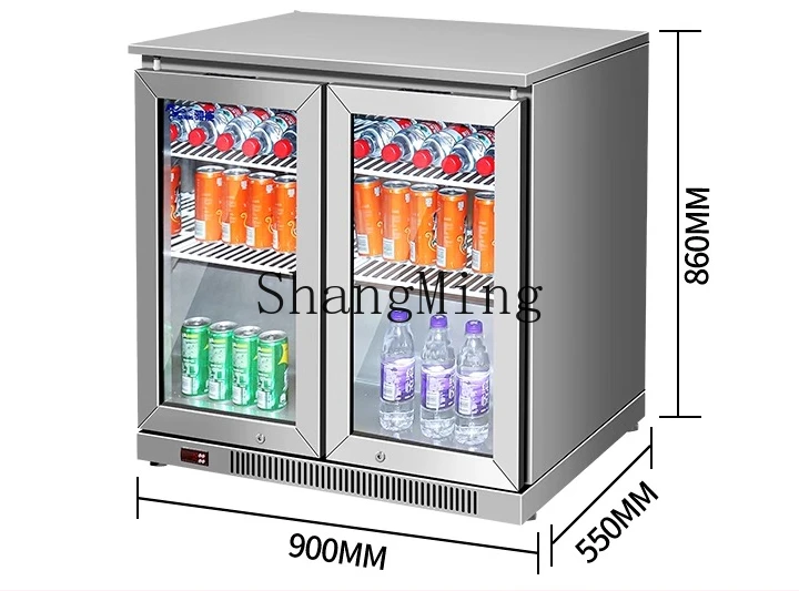 ZYY bancone bar commerciale incorporato piccolo frigorifero vetrina refrigerata per la conservazione della freschezza a temperatura costante