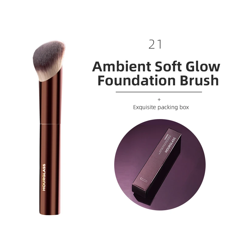 Sanduhr Make-up Pinsel Puder Foundation Concealer Rouge Bronzer Lidschatten Augenbrauen Eyeliner Bildhauer Pinsel