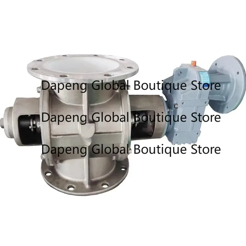 Stainless Steel High Throughput Rotary Airlock Discharge Valve Customizable Dust Conveying Sealing Feeding Equipment view 4