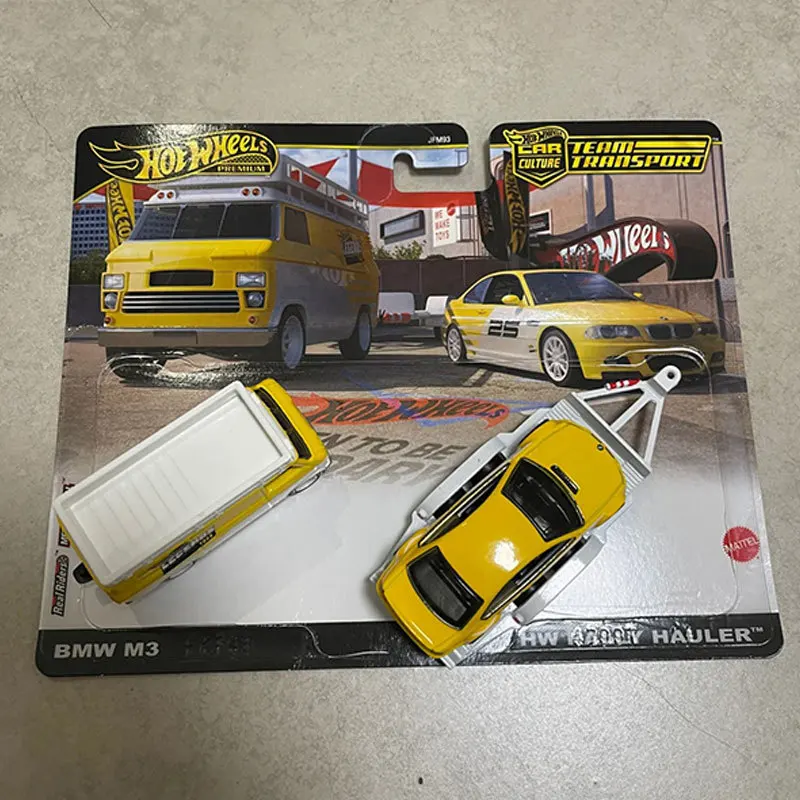 

Новый оригинальный Hot Wheels Legendary Journey Team Transport 2025 Bmw M3 Hw Раллийный транспортный автомобиль 1:64 Высококачественная литая под давлением модель крутая