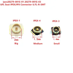 10 adet IPX1/IPX3/IPX4 nesil yama anten tabanı IPEX/U.FL SMT RF koaksiyel WiFi konektörü IPEX1/IPEX3/IPEX4 kurulu ve