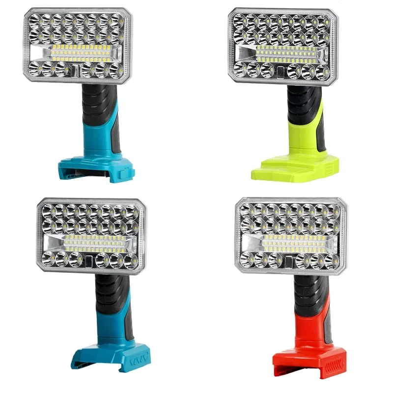 Cordless LED Work Light for BL1430B/M18/P104/CMCB201 Li-ion Batteries 2000 Lumen Portable Work Light with Three Operating Modes