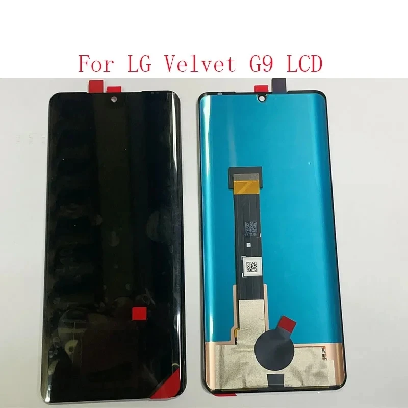 AAA Oryginalny 6.8" Wyświetlacz LCD z panelem dotykowym i digitizerem do LG Velvet G910 G900 G900N 5G, Ekran LCD do LG G9 ThinQ LMG910EMW