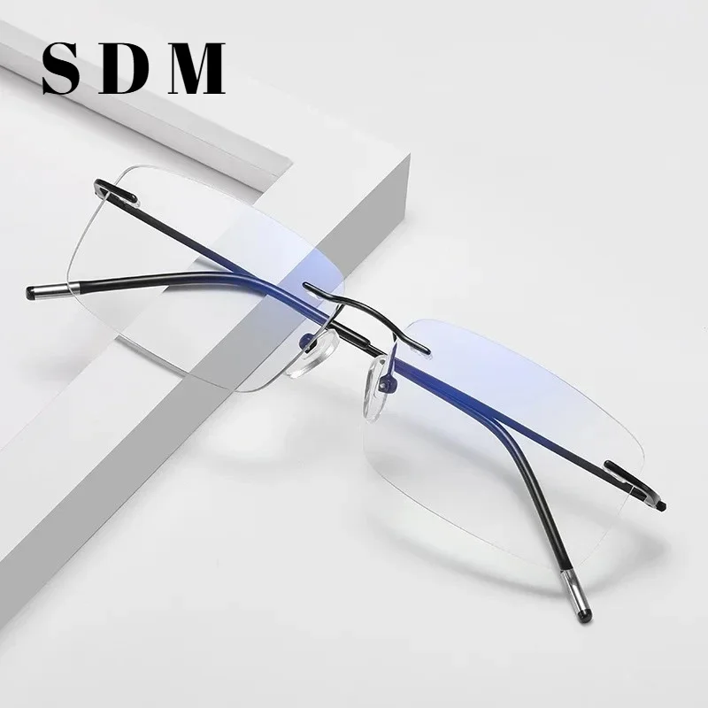 

New Frameless Anti-blue Glasses Reading Glassesrv