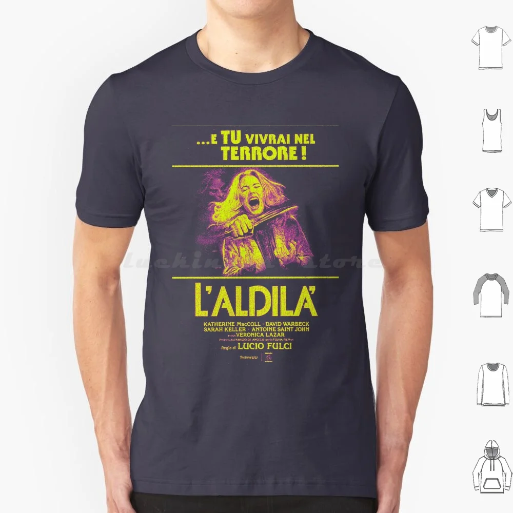 Camiseta E Tu Vivrai Nel Terrore!-L'aldilà, camiseta genial de algodón 6xl, Vivrai Nel Terrore Laldilà, Lucio Fulci, clásico italiano de culto