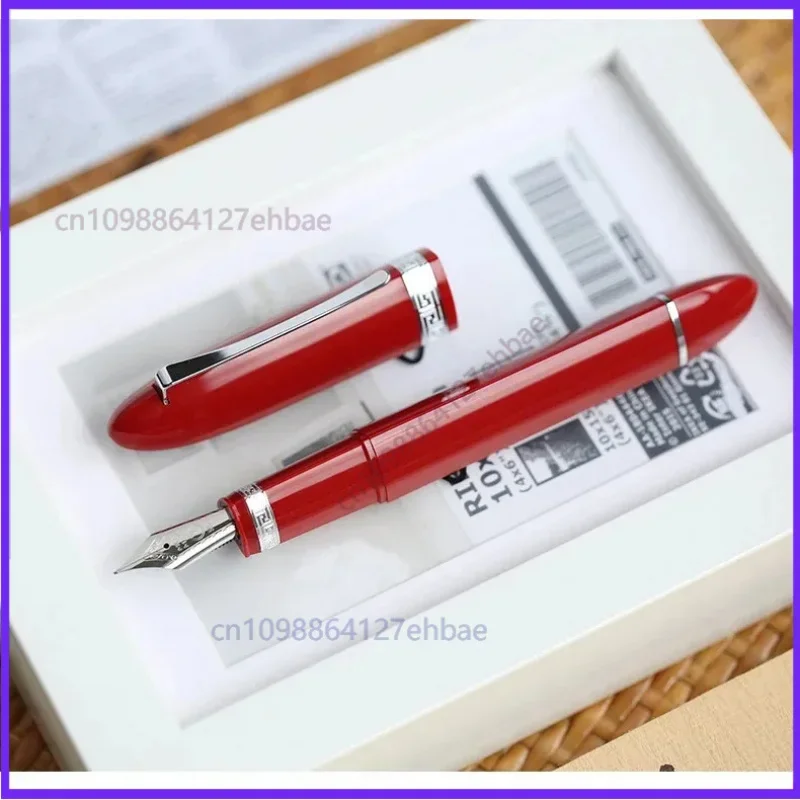 For Majohn v60 Creative Triangular Piston Resin Fountain Pen Polishing/Long Blade Nib Anti-Roll Silk Writing Student Gift
