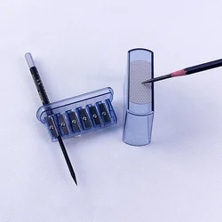 6 Holes Sketching Pencil Sharpener Charcoal Long Lead Core Cutter With Lead Grinder Art Drawing Tool With Blade Screwdriver