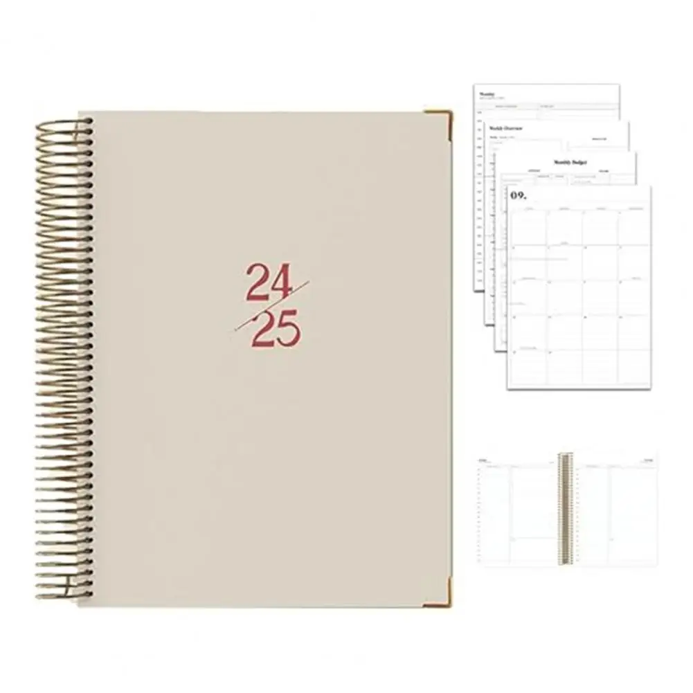 Yearly To-do Organizer 2024-2025 Planner Academic Calendar with Appointment Book To-dos Journal for Productivity Schedule