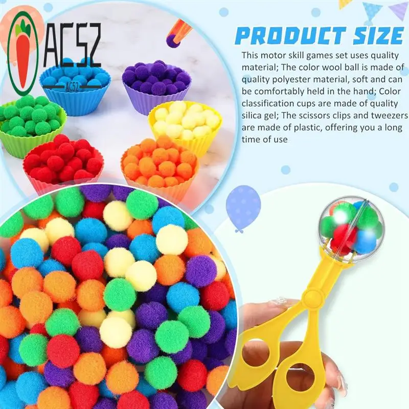 

AC52-Sensory Bin Filler Fine Motor Sensory Bin Filler 2 Scissors Storage Box For Sorting Counting Training