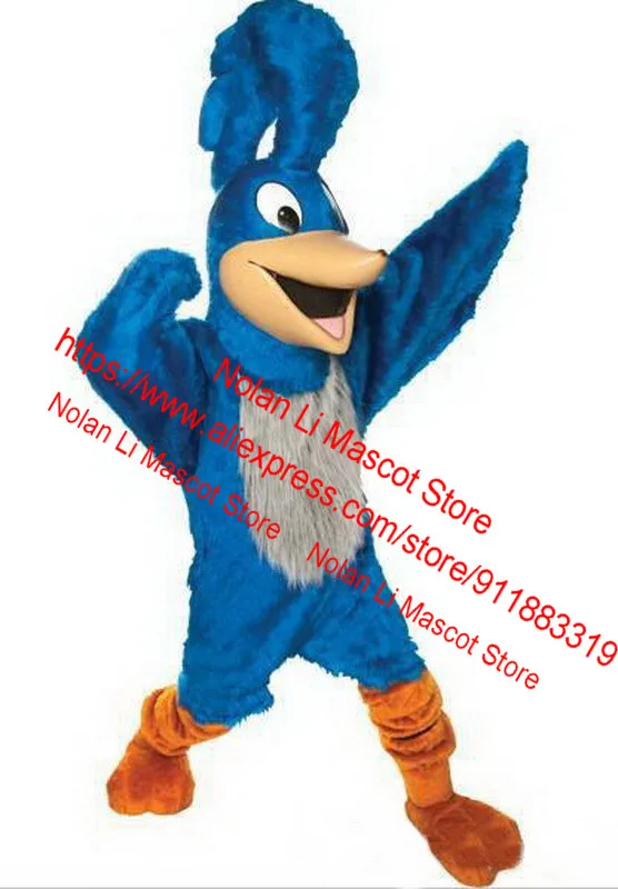 New EVA Material Blue Bird Mascot Costume Crayon Cartoon Set Cosplay Birthday Party Advertising Masquerade Adult Size 964