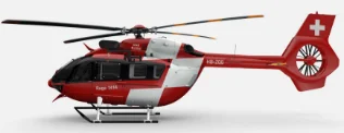 Roban 800 Scale Fiberglass Fuselage T2 KIT Version For EC145 Helicopter