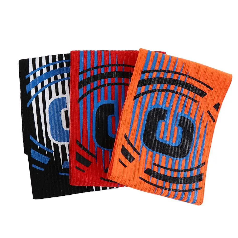 Verstelbare voetbal Captain Arm Band Nylon Professionele leiderarmband Opvallende meerdere kleuren Captain Group-armband