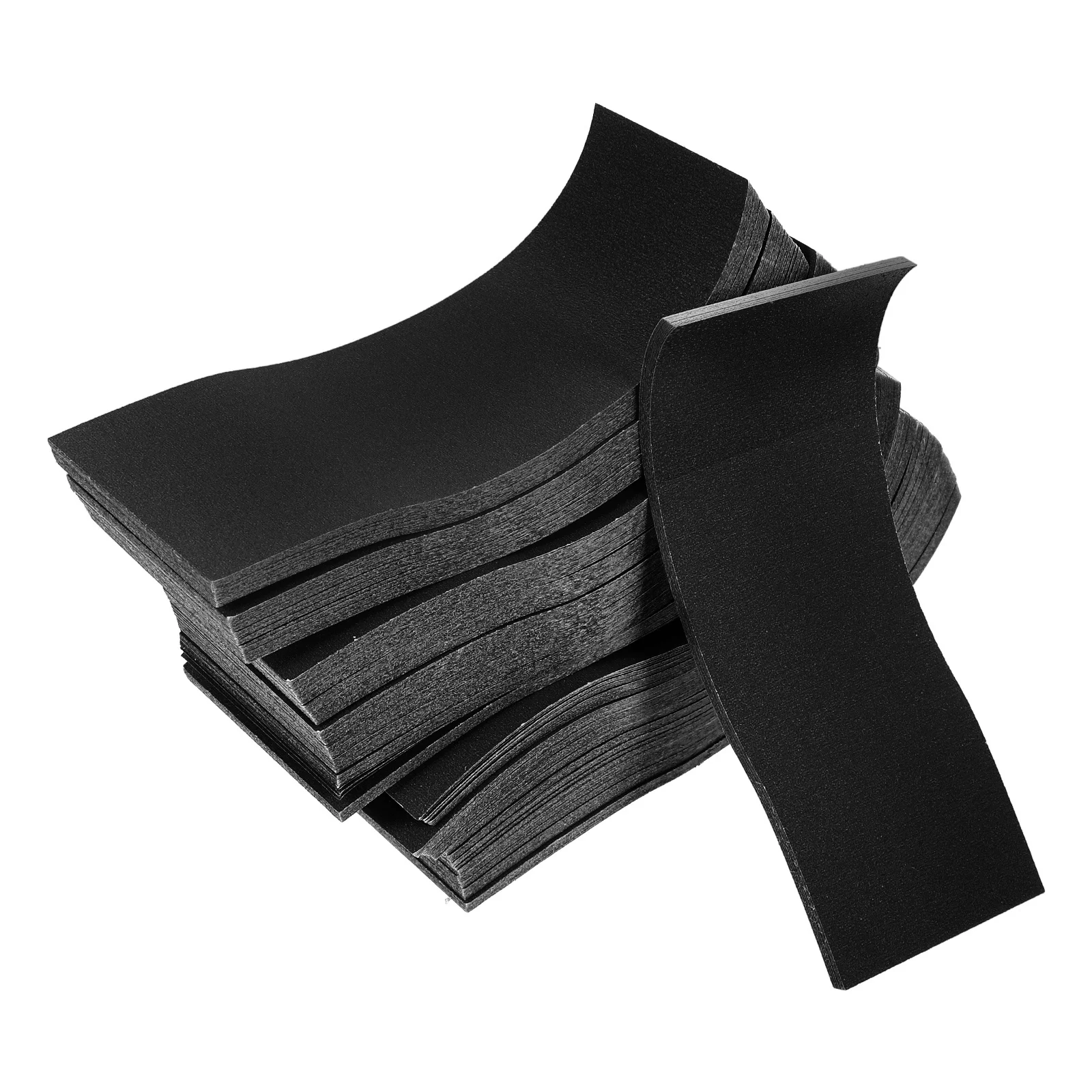 

500 Pcs Napkins Rings Paper Band Bands Bulk to Weave Holders for Black Disposable Table