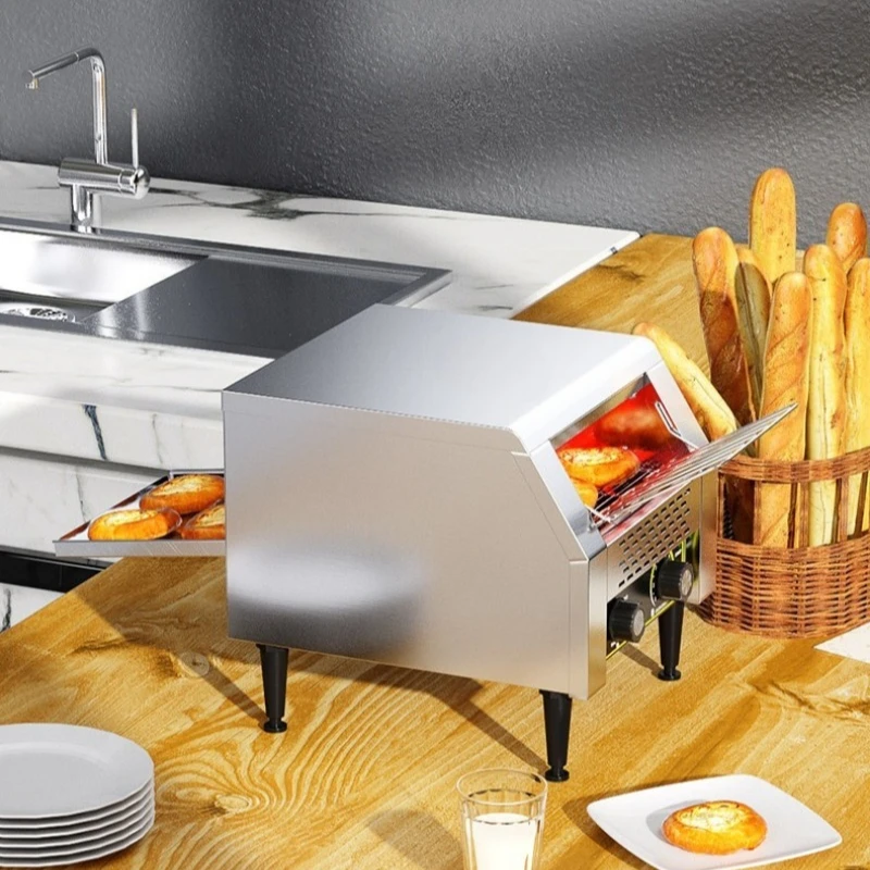 Commercial chain toaster crawler electric toaster driver automatic hotel breakfast toaster