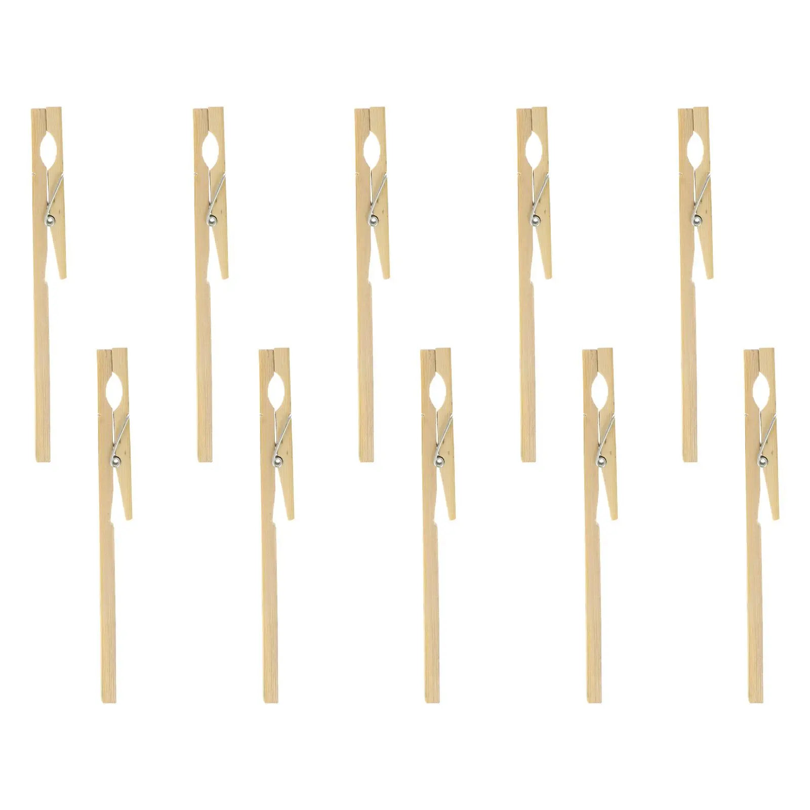 

10pcs Holder Bamboo Material 17 5cm Handle Lab Wooden Test Experiment Accessory Tube Laboratory Equipment Clamp Wooden Test
