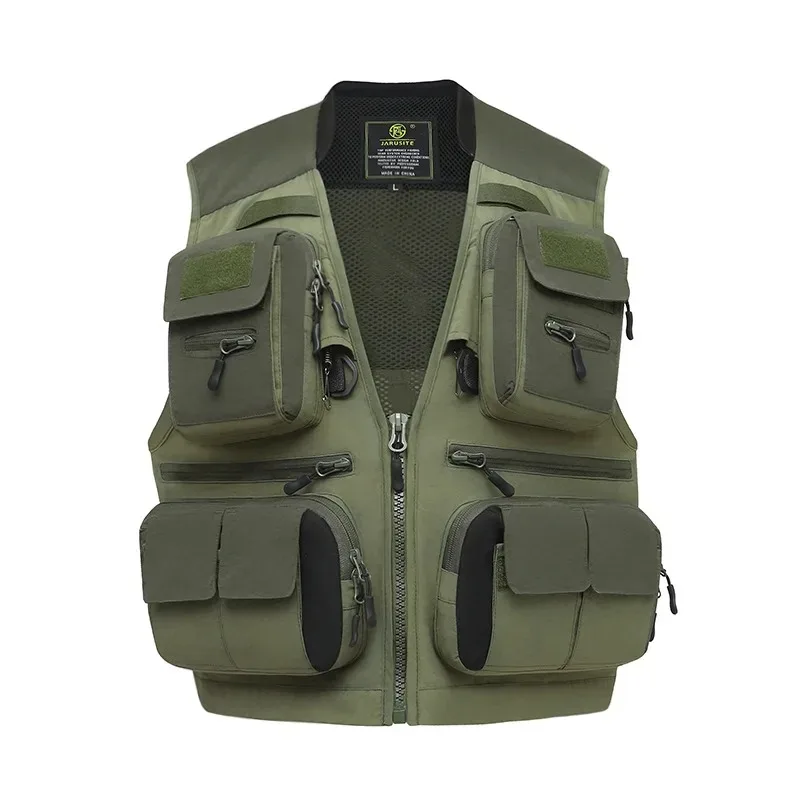 

Multi-pocket Fishing Vest Jacket Men Outdoor Hiking Camping Wading Sports Fishing Clothes Waistcoat Photography Mesh Vest