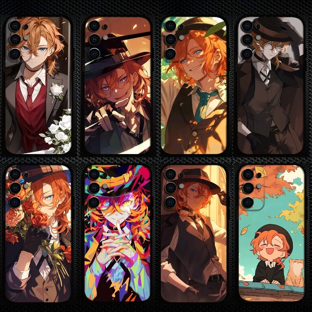 

Bungo Stray Dogs Nakahara Chuuya Phone Case For Samsung S25/S24/S23/S22/S21/S20/Plus,Fe,Lite/Others Black Cover