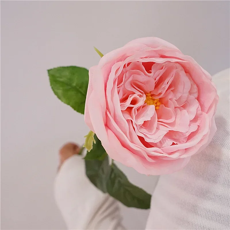 5 Stück feuchtigkeitsspendende Austin-Rosen, echte Rosen, Brautstrauß, Hochzeitsfeier, Blumenarrangement, Heimdekoration, Ornamente – Detail 19