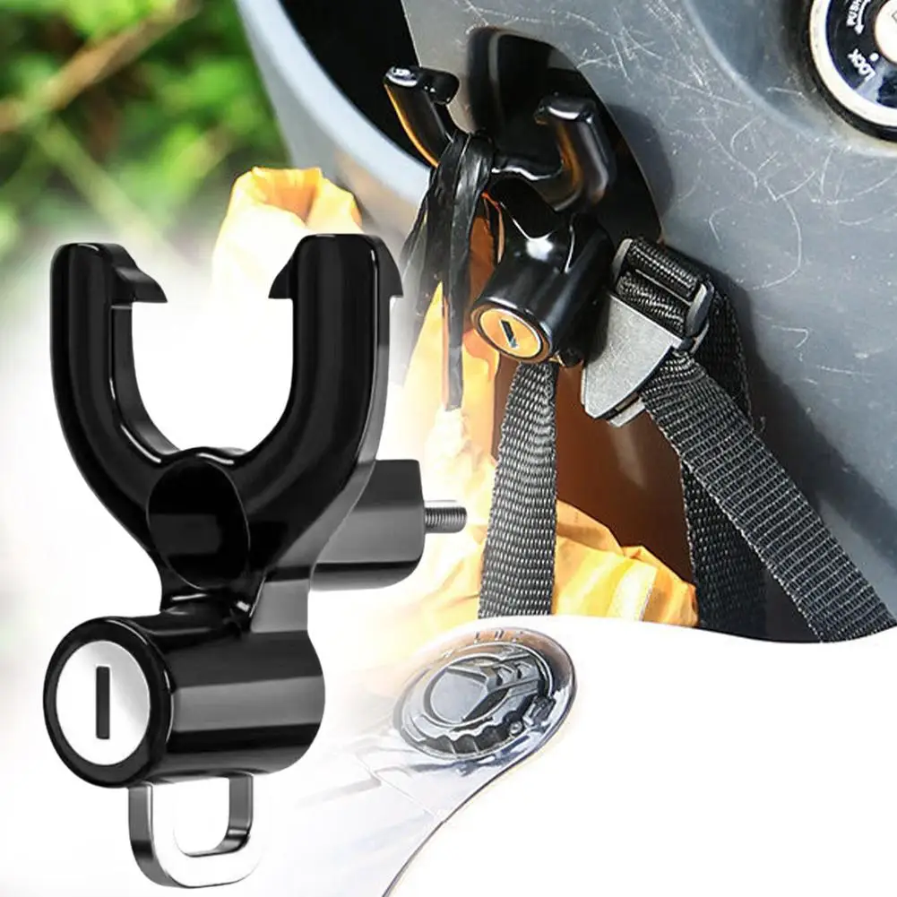 Universal Motorcycle Helmet Lock Motorbike Scooter Hook Helmet Lock Hanging Hanger Motorcycle Helmet Hook Helmet Lock Lock O0o8