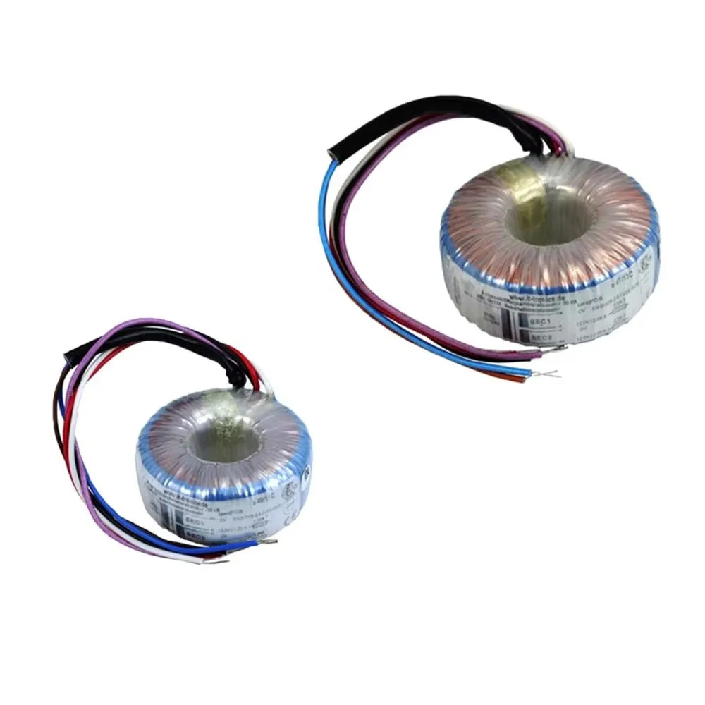 120V to 12v transformers Multi-output toroidal transformers Audio equipment with CE certification