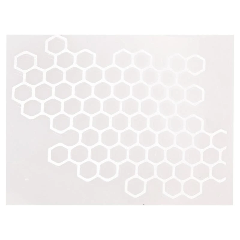 652F Honeycomb Hexagonal Pattern Car Sticker, Adhesive PVC Decals for Car/Truck Motorbike Side Stickers